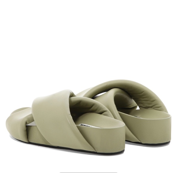 Jil Sander Padded Leather Sandal - Picture 3 of 11